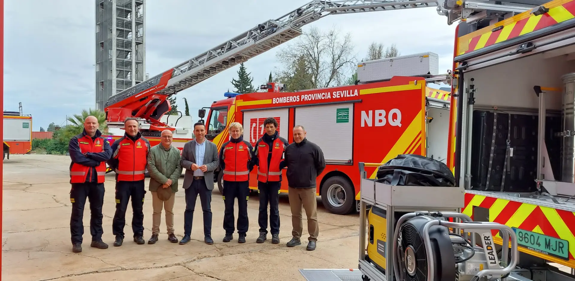 Diputación incorpora tres nuevos vehículos al Consorcio de Bomberos por valor de 1,61 M€