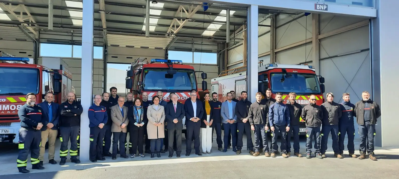 Inaugurado el nuevo Parque de Bomberos de Los Palacios, 1,08 M€ de inversión para dar cobertura a más de 38.300 habitantes